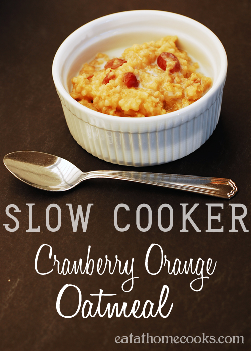 Cranberry Orange Oatmeal