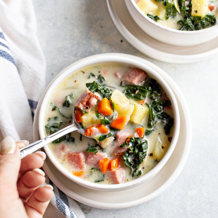Creamy Potato Kale Soup