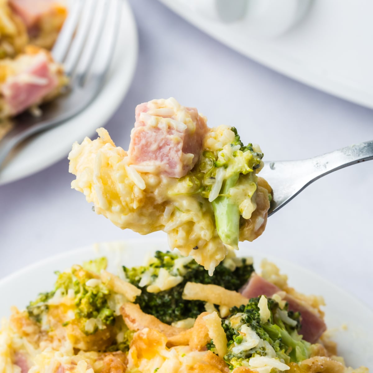 Ham and Broccoli Rice Casserole