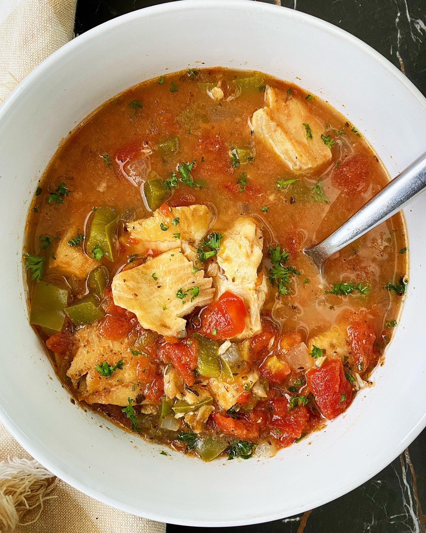 Cod In Tomato Broth