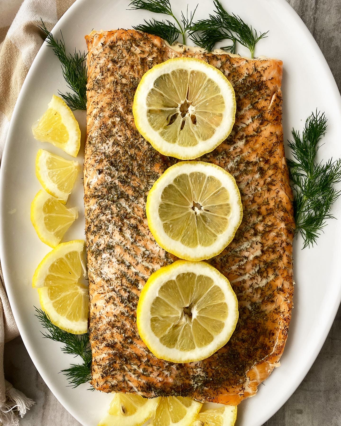 Lemon Herb Salmon Fillets
