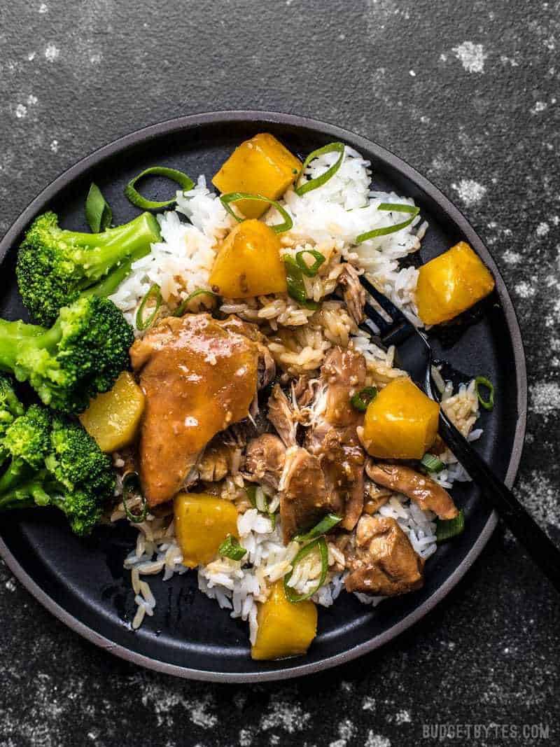 Teriyaki Chicken Thighs With Pineapple