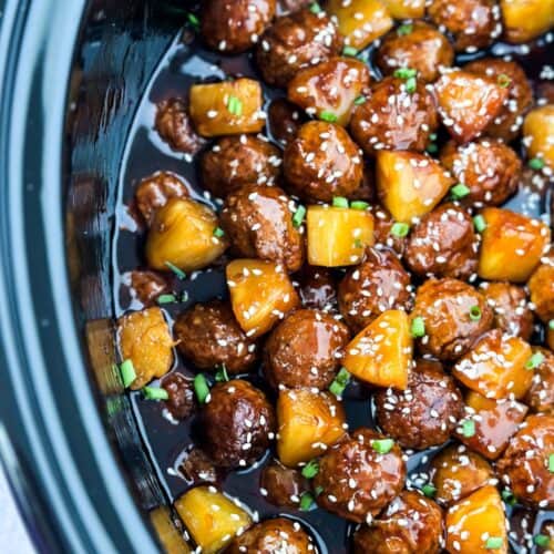 Teriyaki Pineapple Meatballs