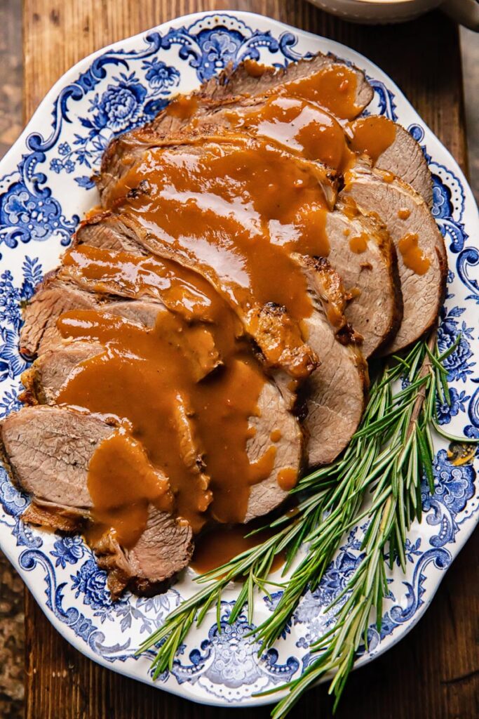Beef Roast with Caramelized Shallots