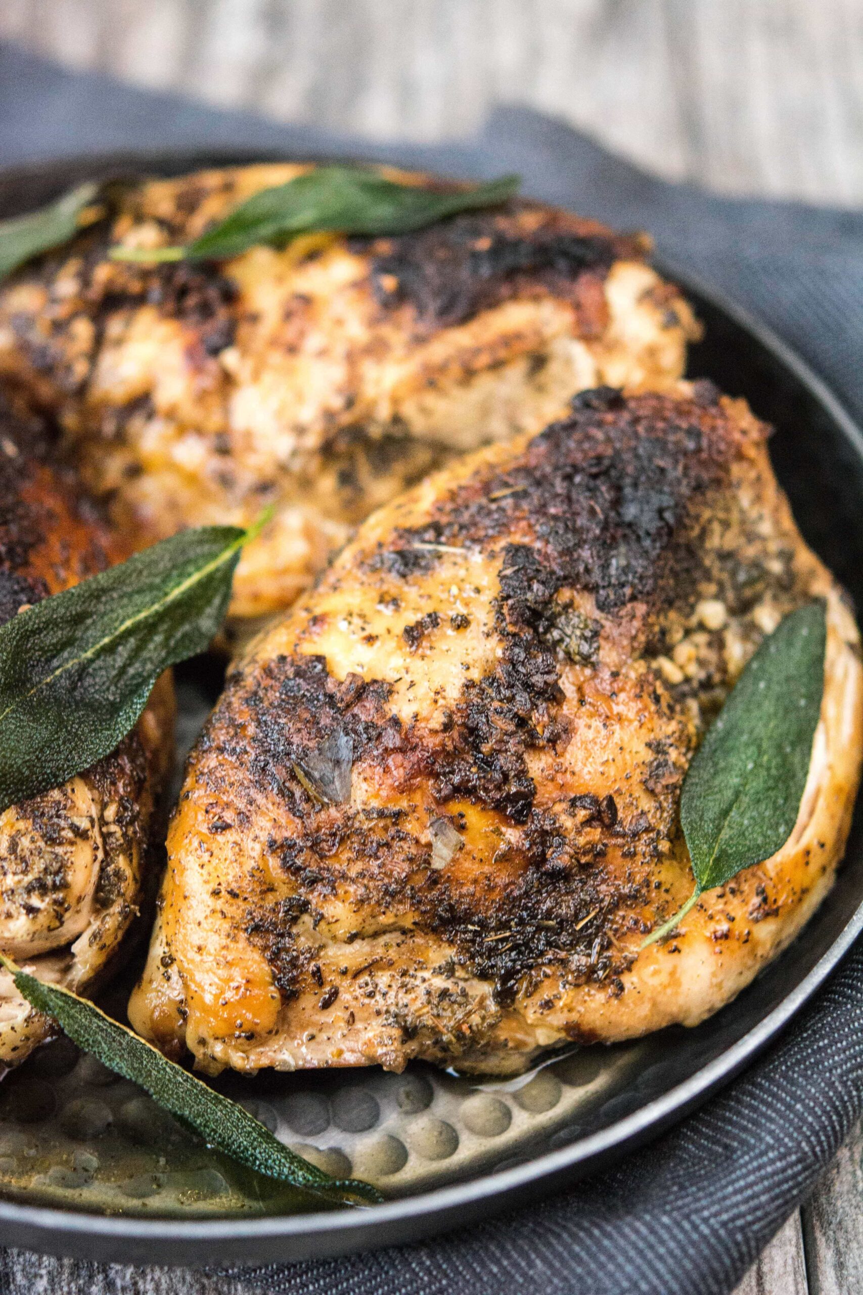 Creamy Chicken with Sage Brown Butter