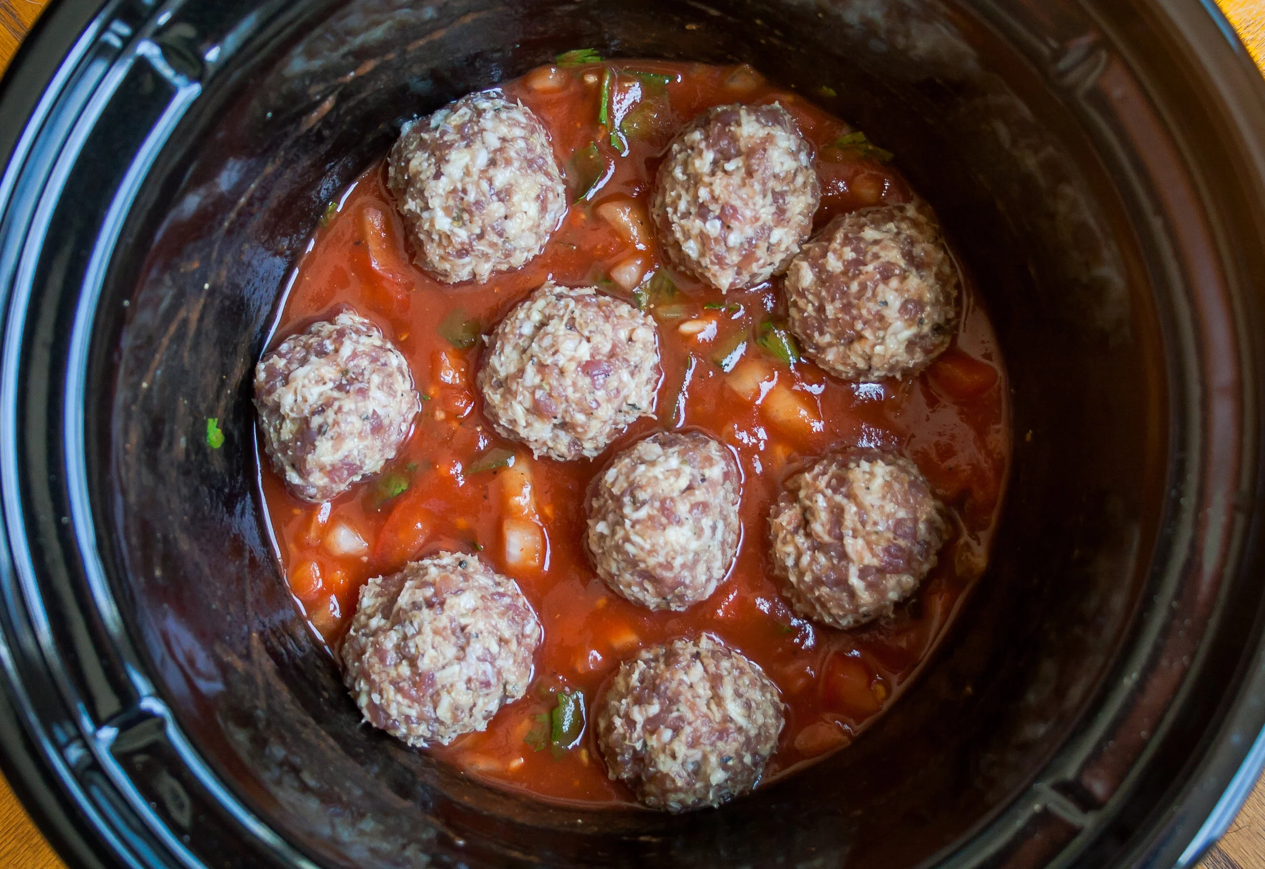 Breakfast Sausage Meatball Marinara