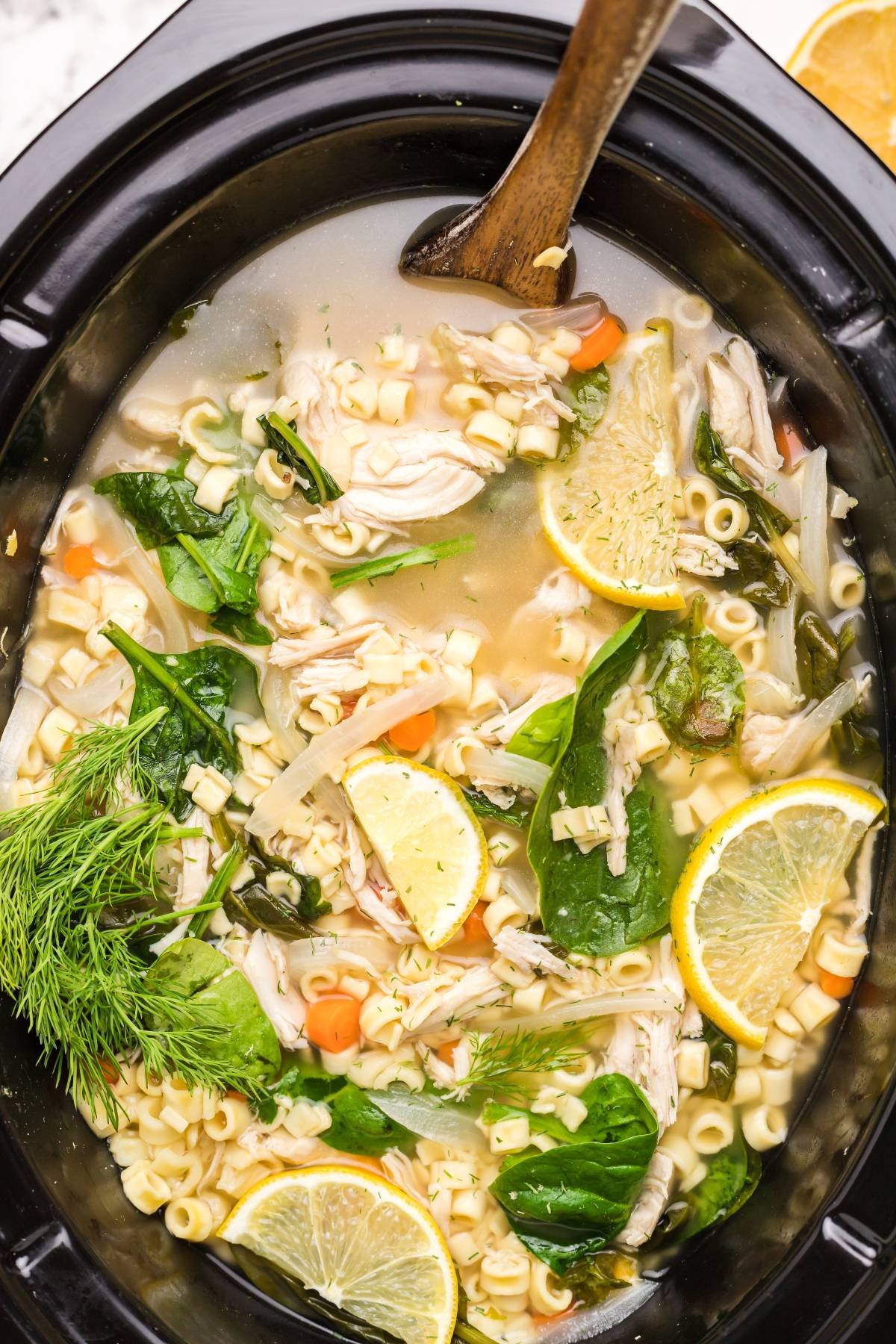 Greek Lemon Chicken With Spinach