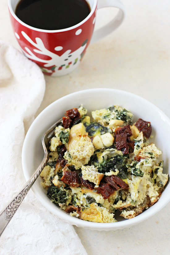 Spinach & Feta Egg Scramble
