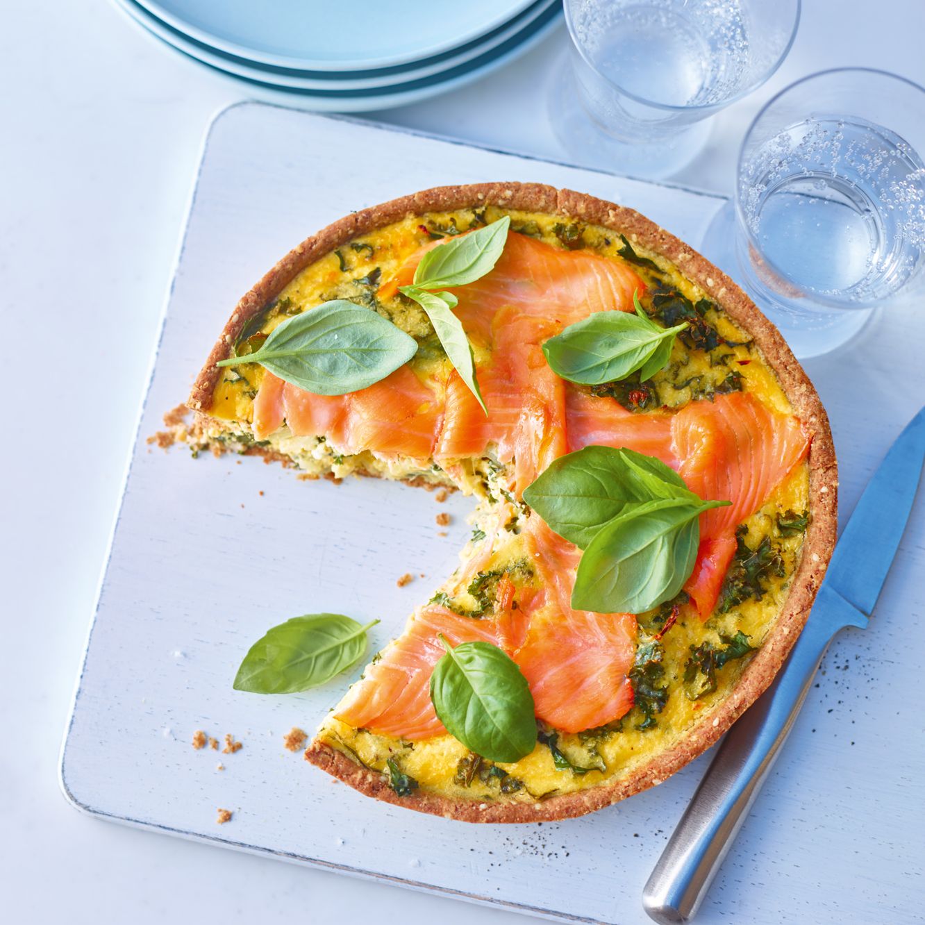 Smoked Salmon Quiche