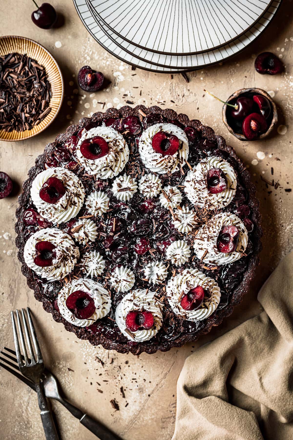 Chocolate Tart Cherry Cake