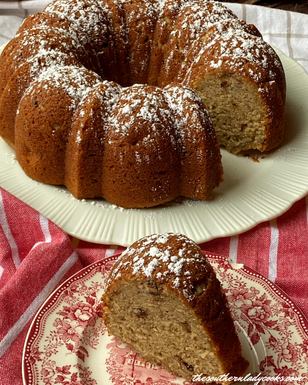 Banana Sour Cream Bundt Cake
