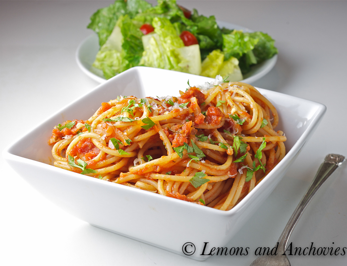Spicy Arrabbiata with Anchovies