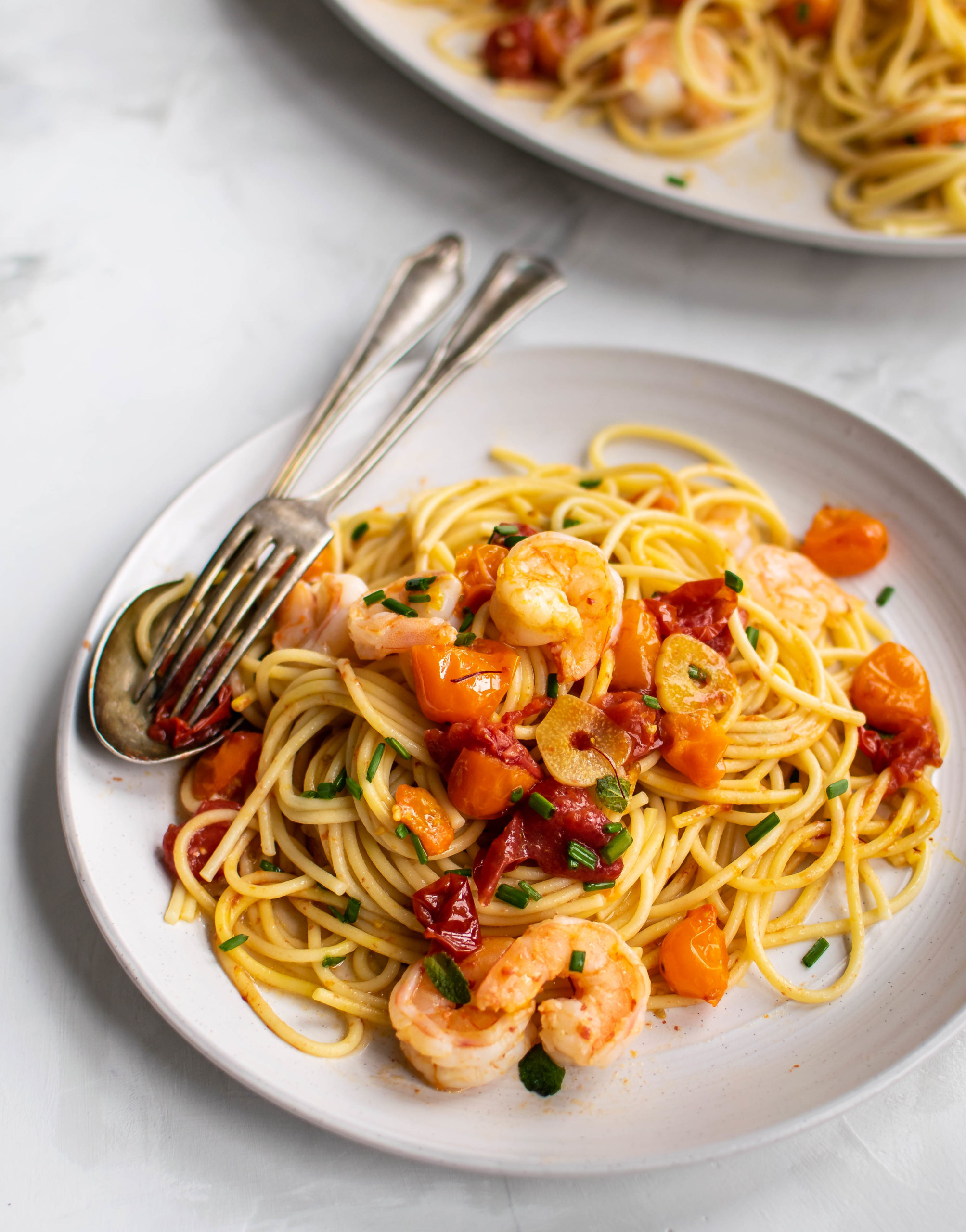 Saffron Seafood Pasta
