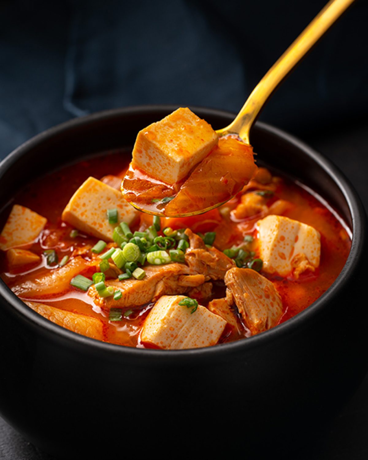 Kimchi Chicken Soup