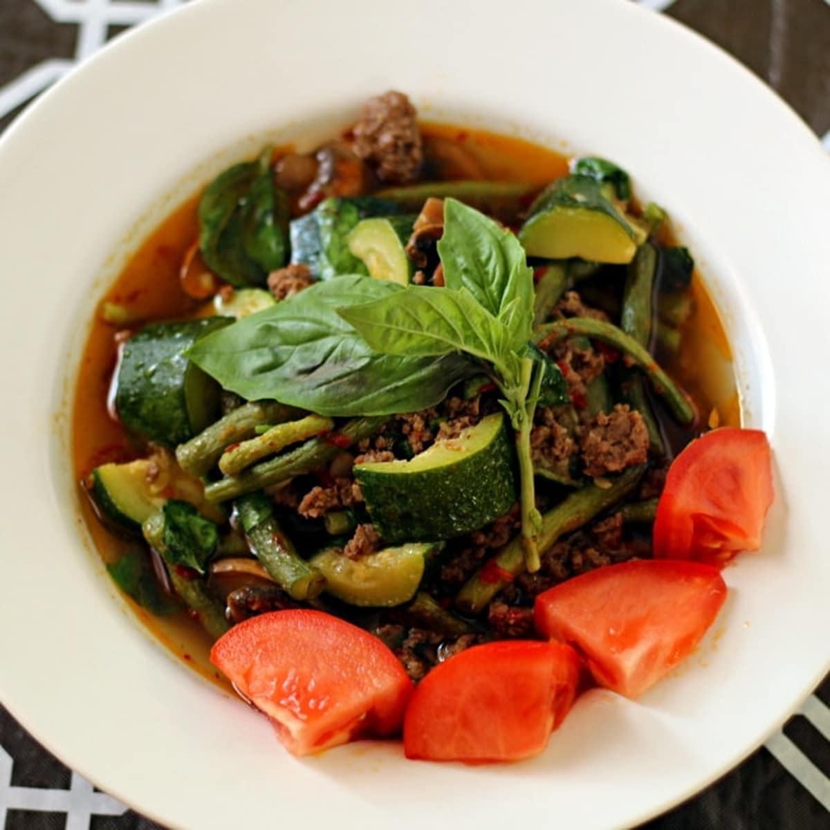 Thai Beef and Vegetable Soup