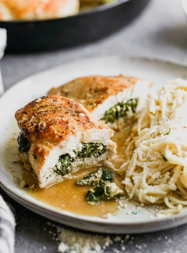 Spinach and Feta Stuffed Chicken