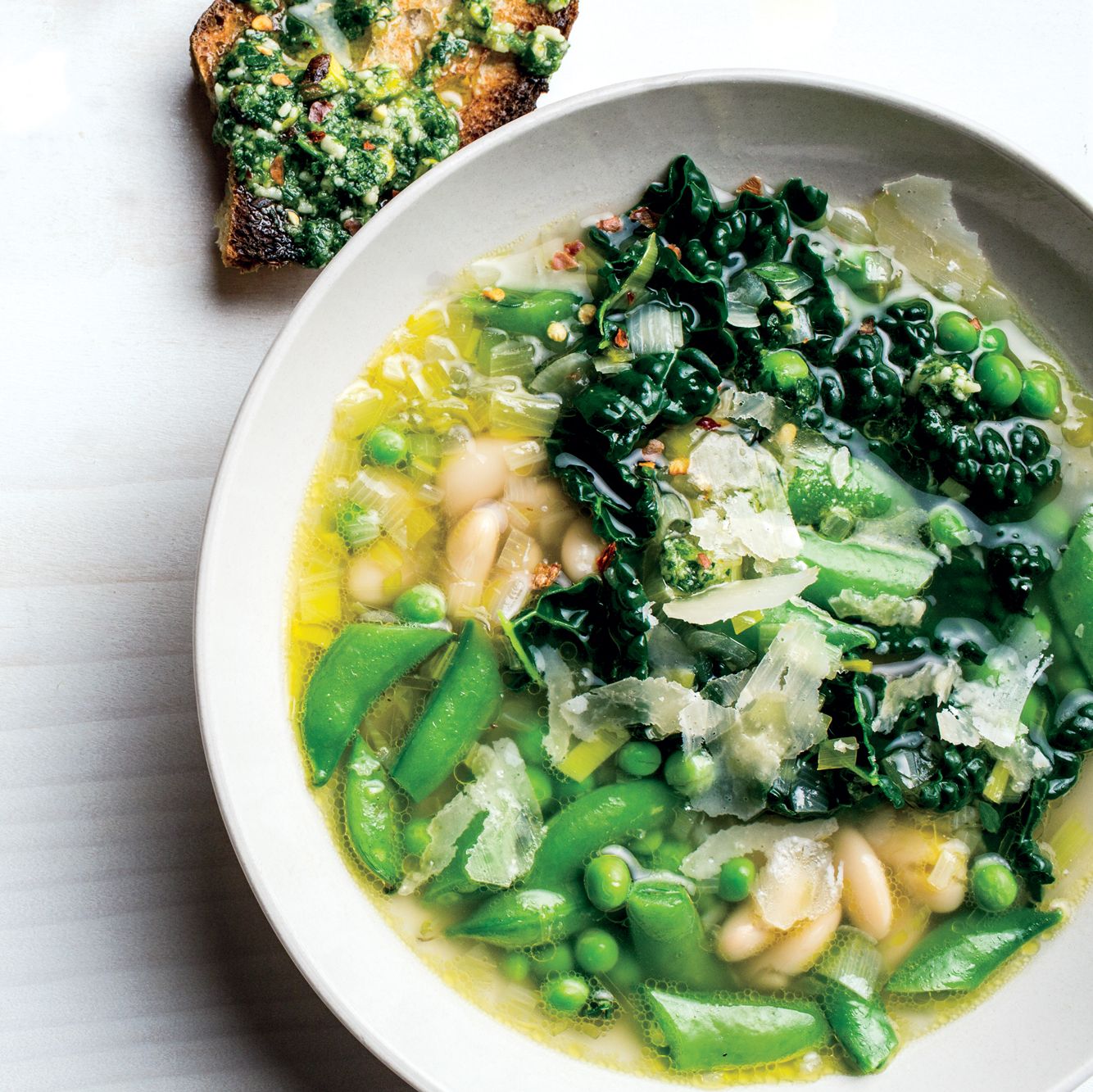 Spring Pesto Minestrone