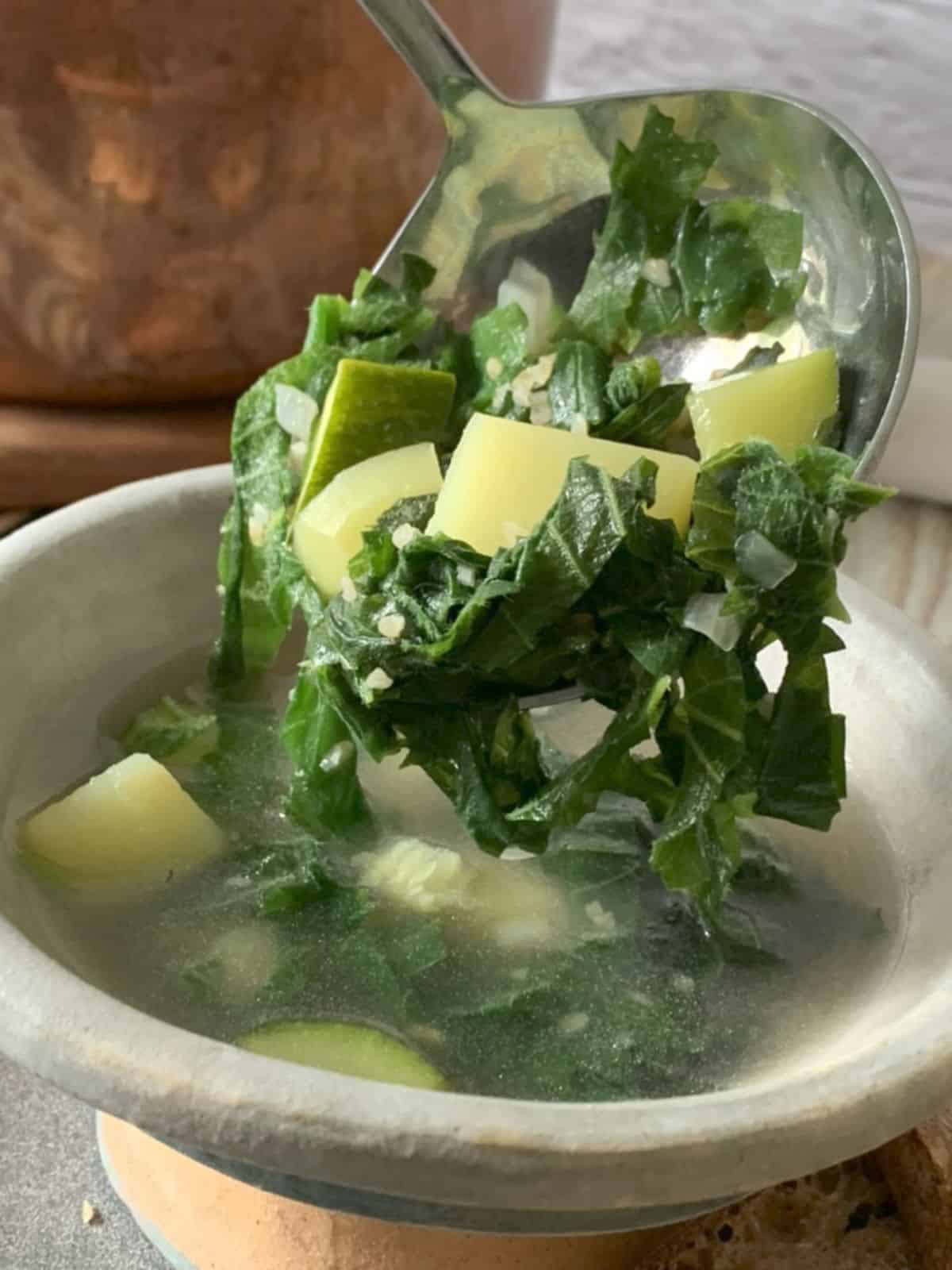 Spring Nettle and Potato Soup