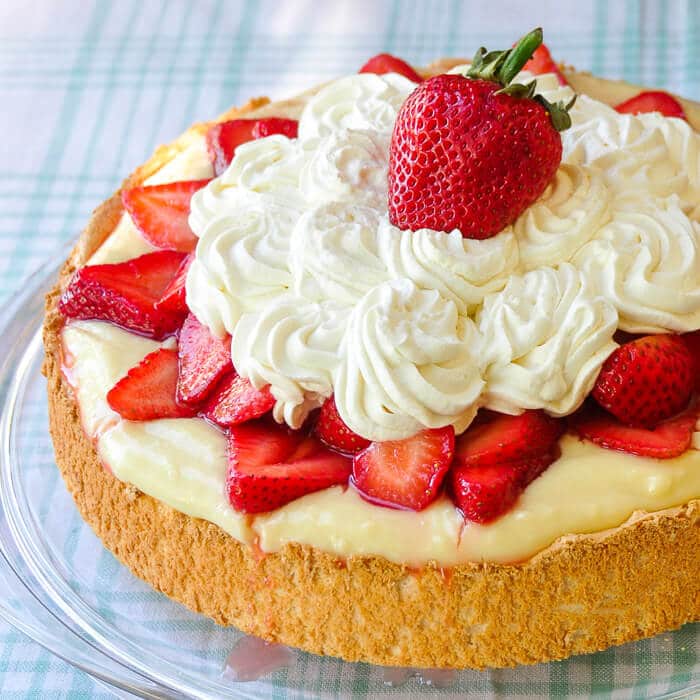 Strawberry Custard Shortcake