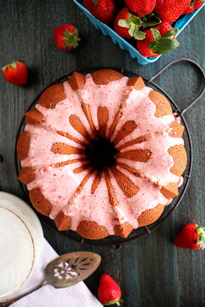 Strawberry Jam Bundt Cake
