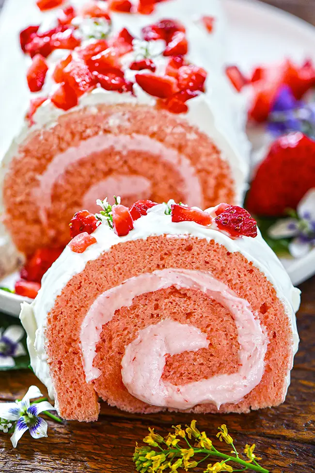 Strawberry Shortcake Roll