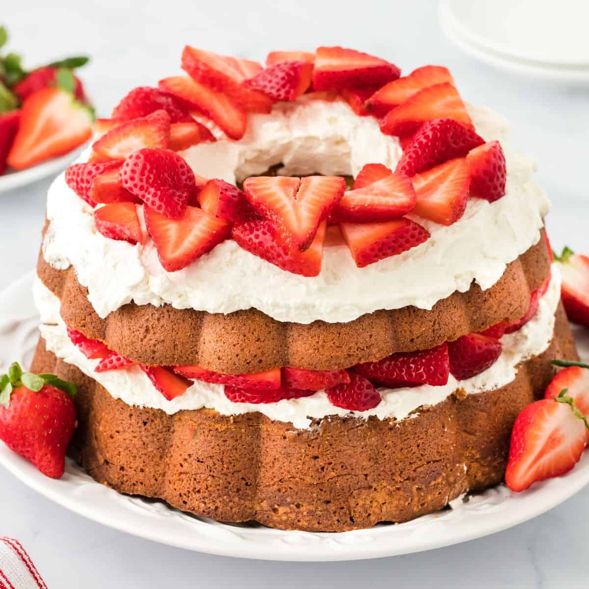 Strawberry Shortcake Loaf
