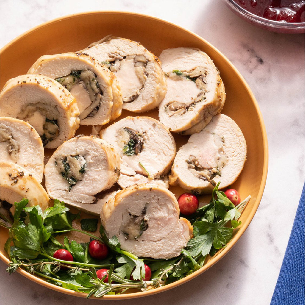 Shallot and Sage Stuffed Chicken