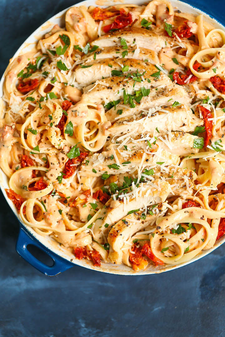Sundried Tomato Chicken Alfredo