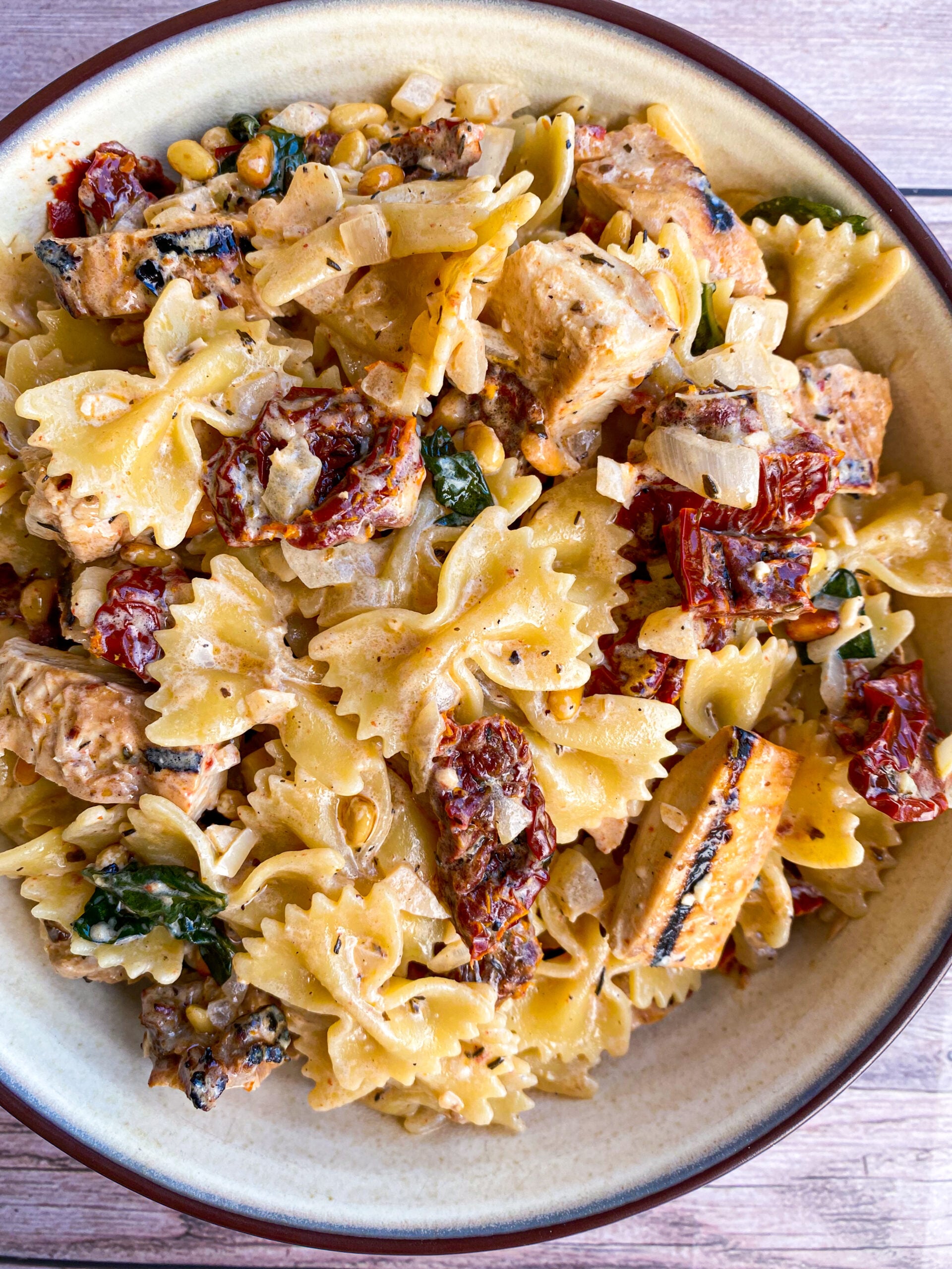 Sun-Dried Tomato and Pine Nuts
