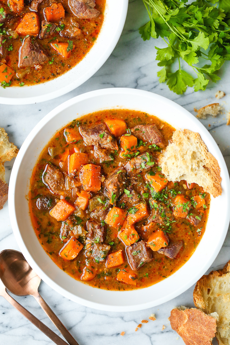 Beef Soup with Sweet Potatoes