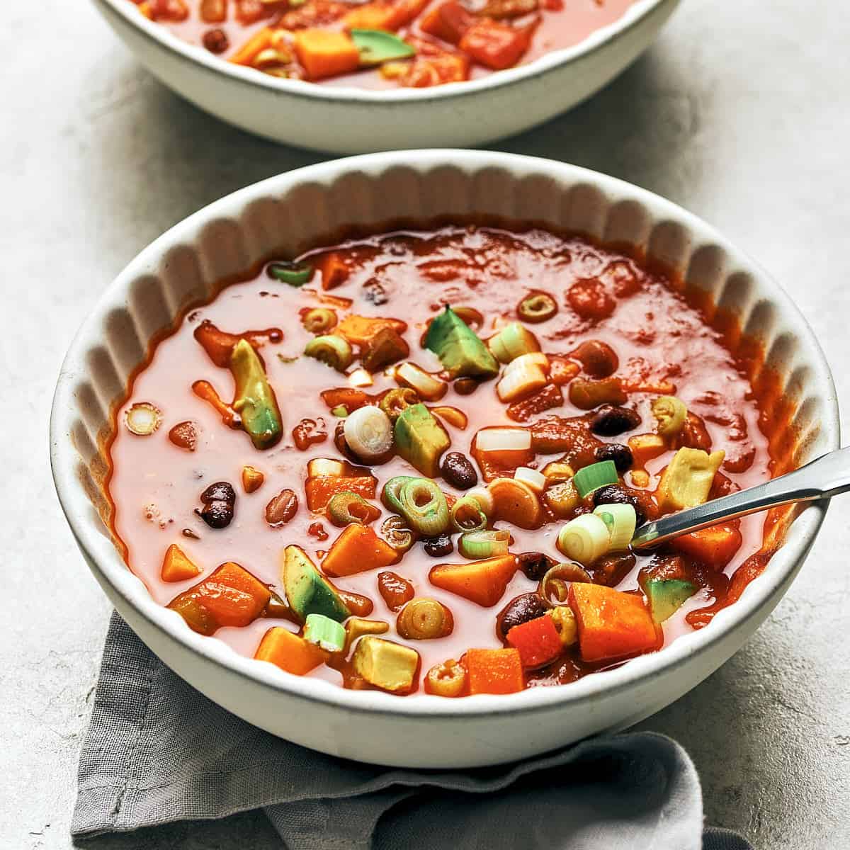 Pinto Bean Soup with Sweet Potato
