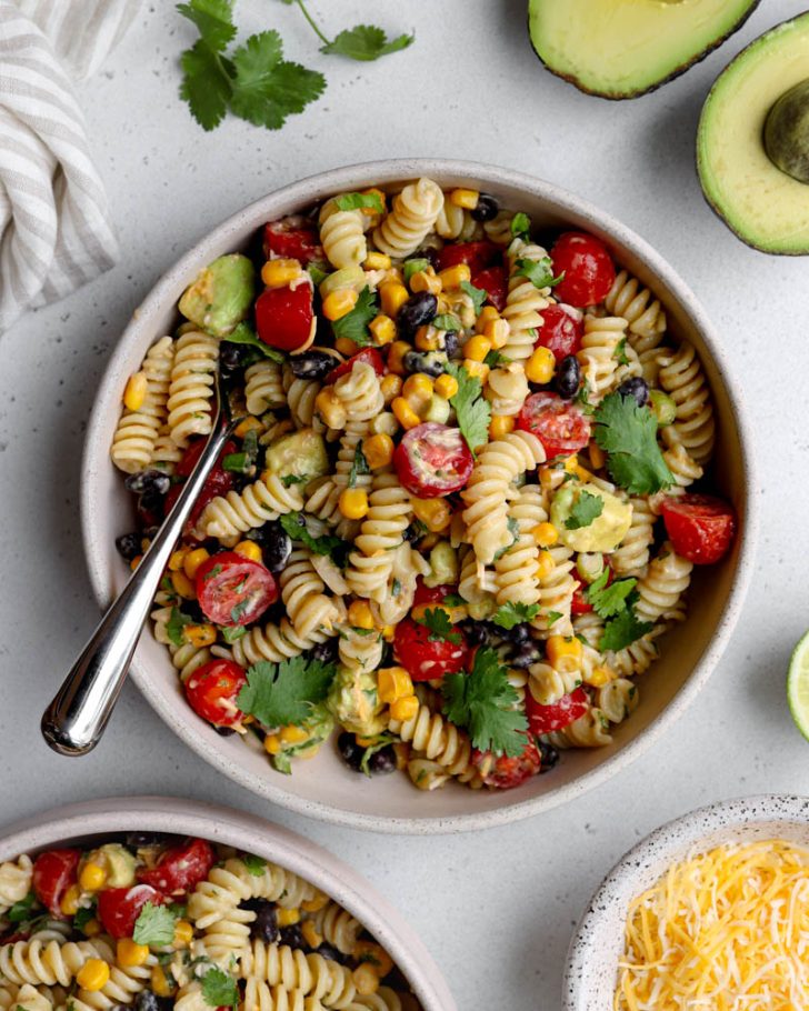 Cilantro Lime Taco Pasta Salad