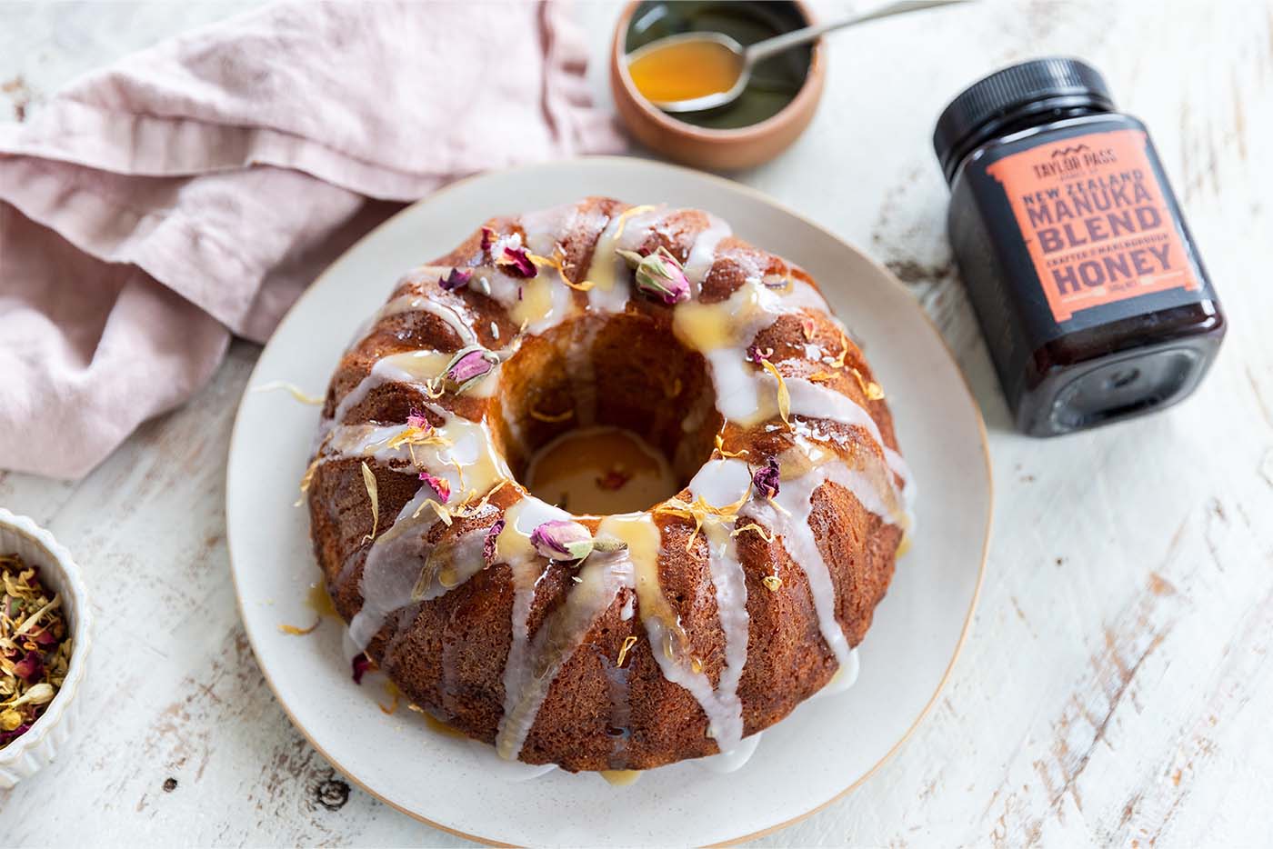 Honey Banana Bundt Cake