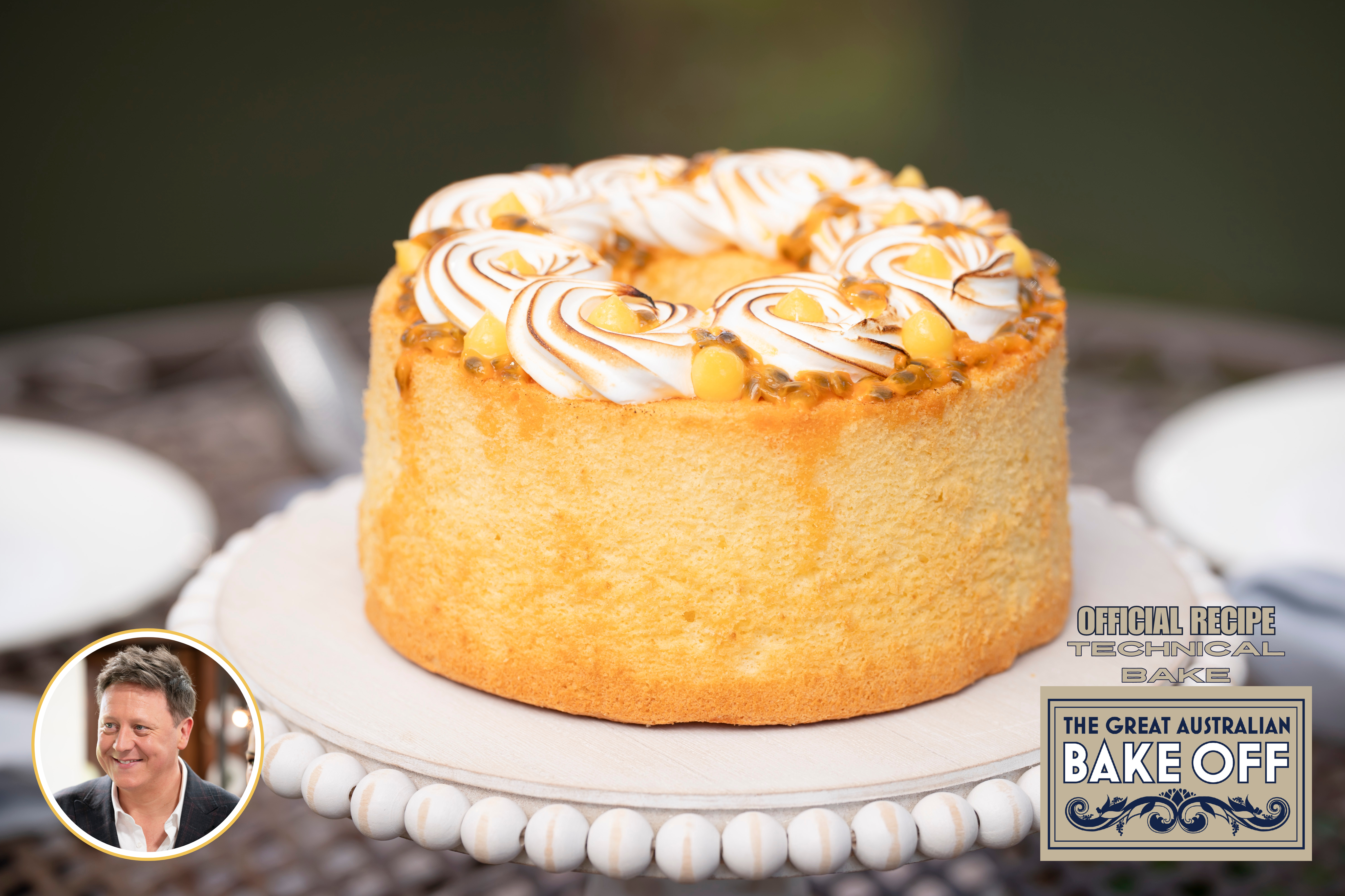 Passion Fruit Custard Chiffon