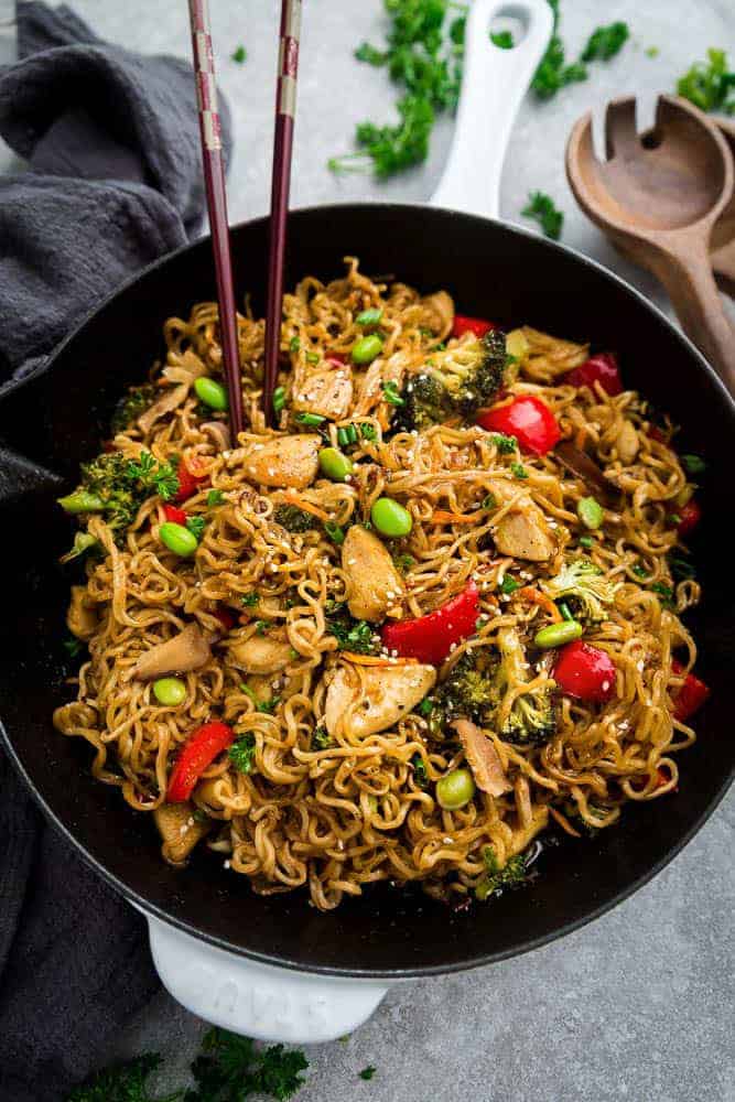 Teriyaki Chicken Ramen Noodles