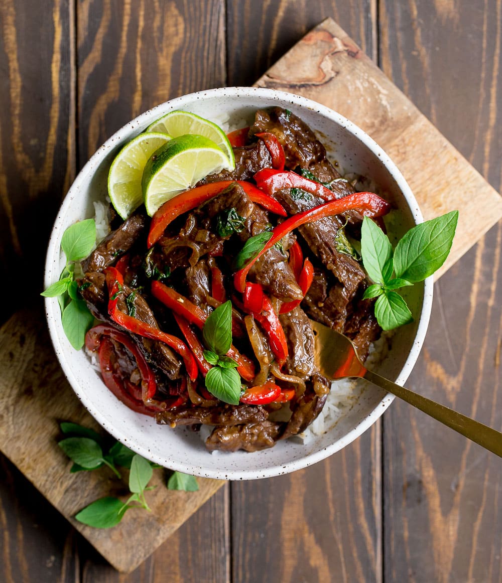 Thai Basil Beef Stir Fry