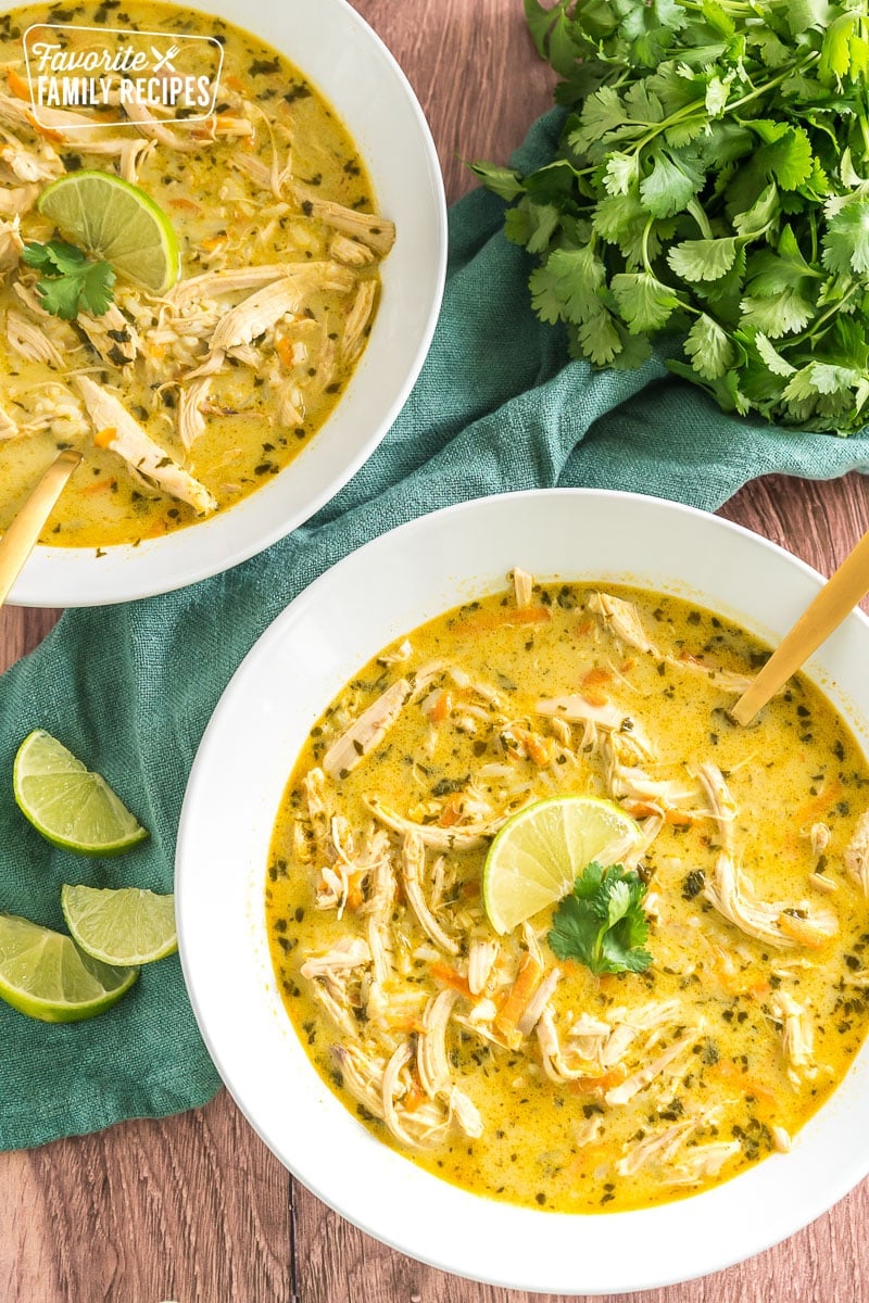 Coconut Lime Chicken Soup