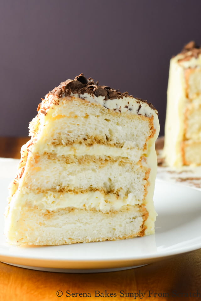 Tiramisu Angel Food Cake