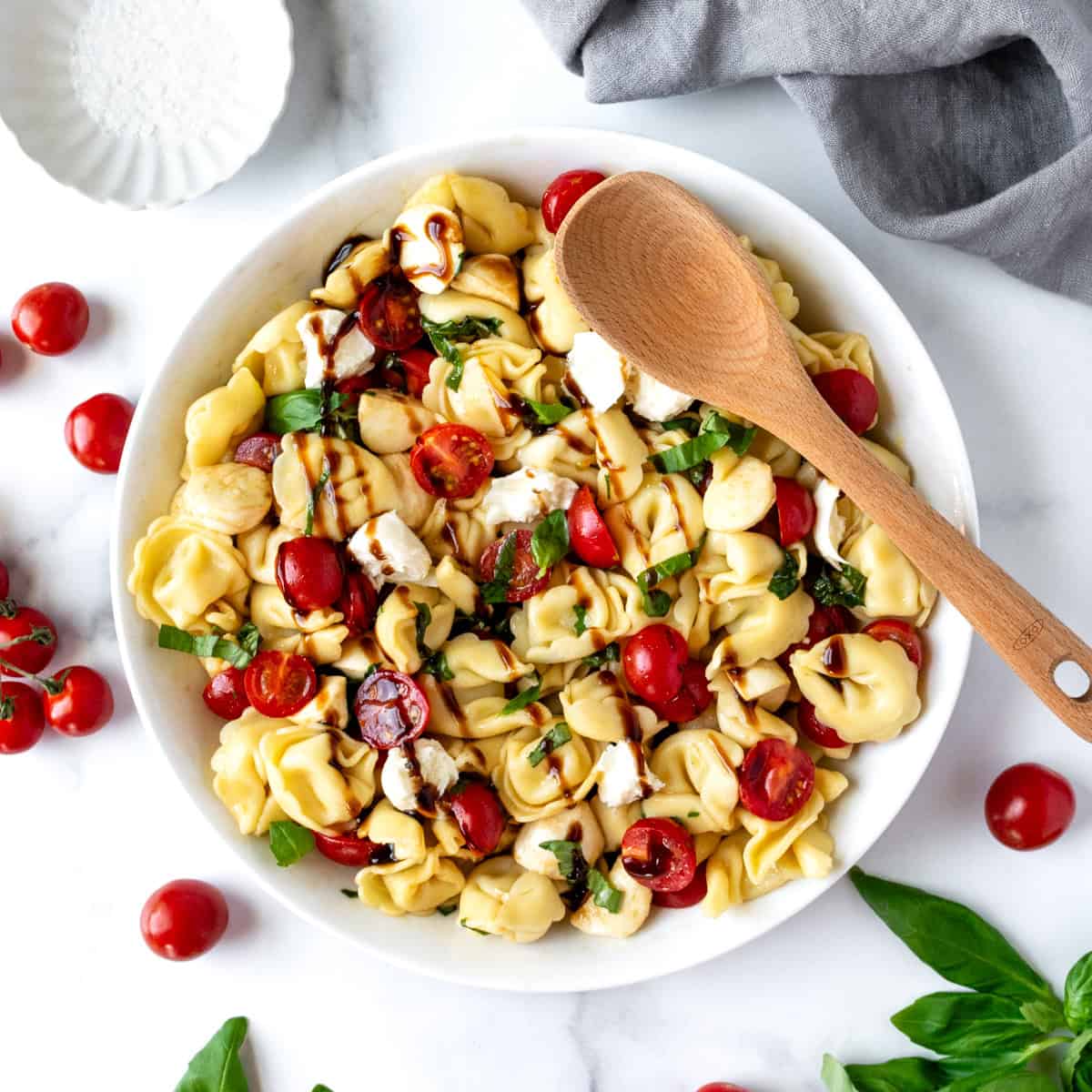 Caprese Tortellini Salad