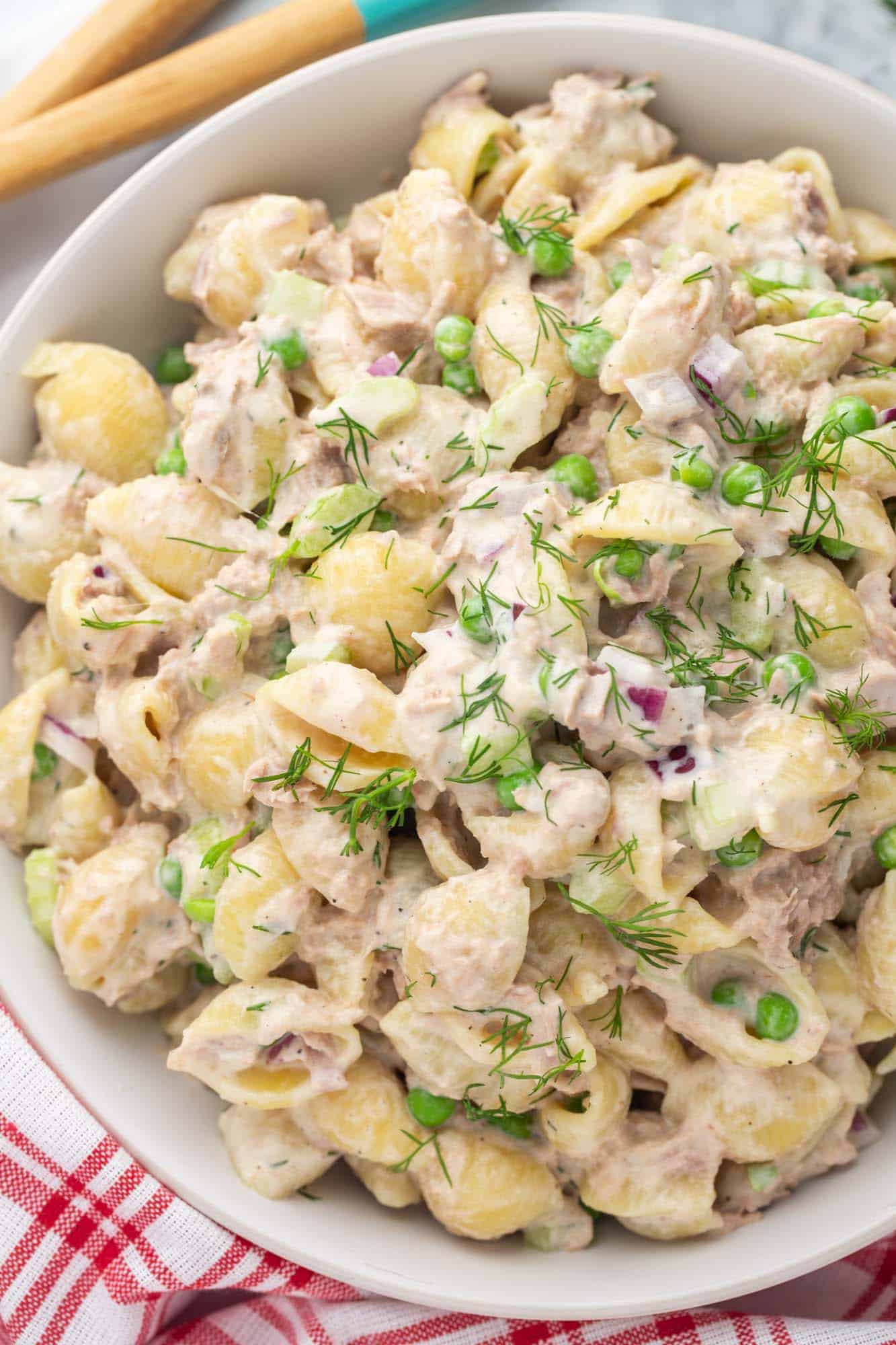 Mustard Vinaigrette Tuna Pasta