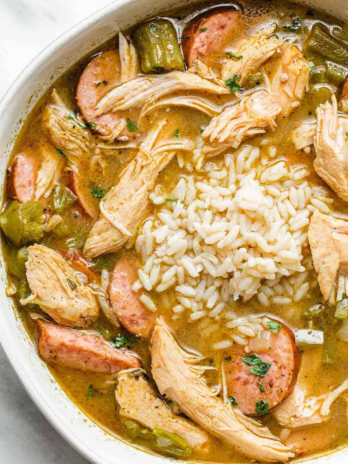Turkey and Wild Rice Gumbo