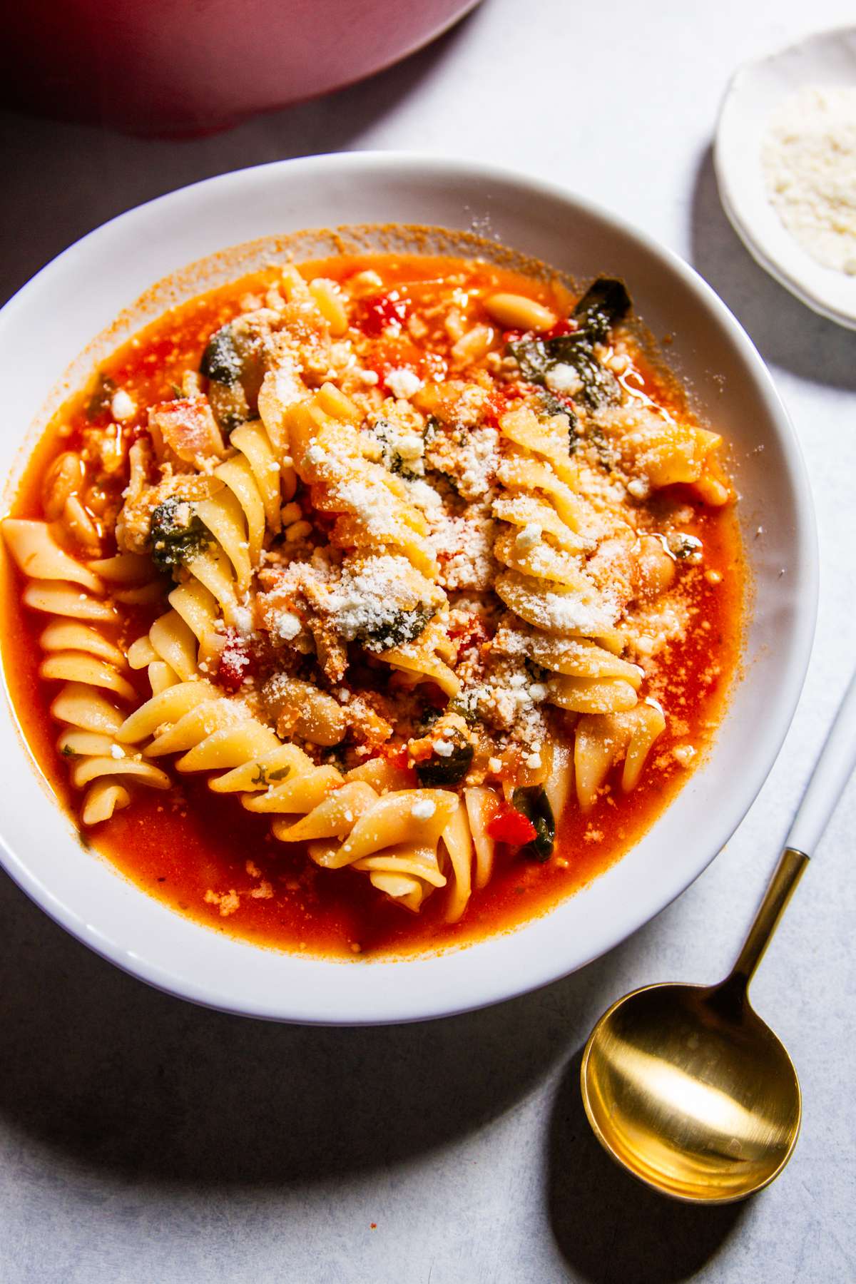 Kidney Bean Pasta Stew