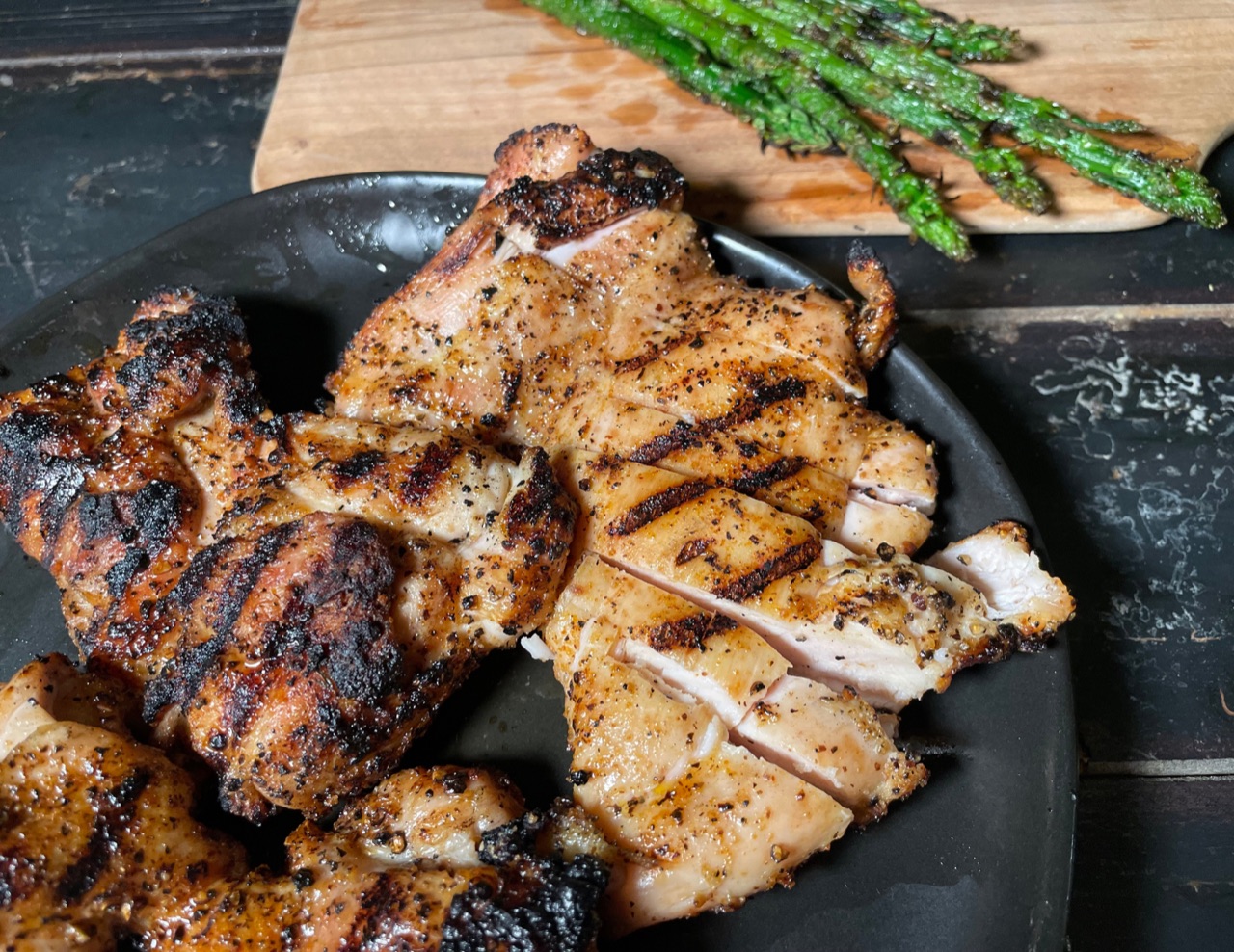Peppercorn Crusted Chicken Steaks