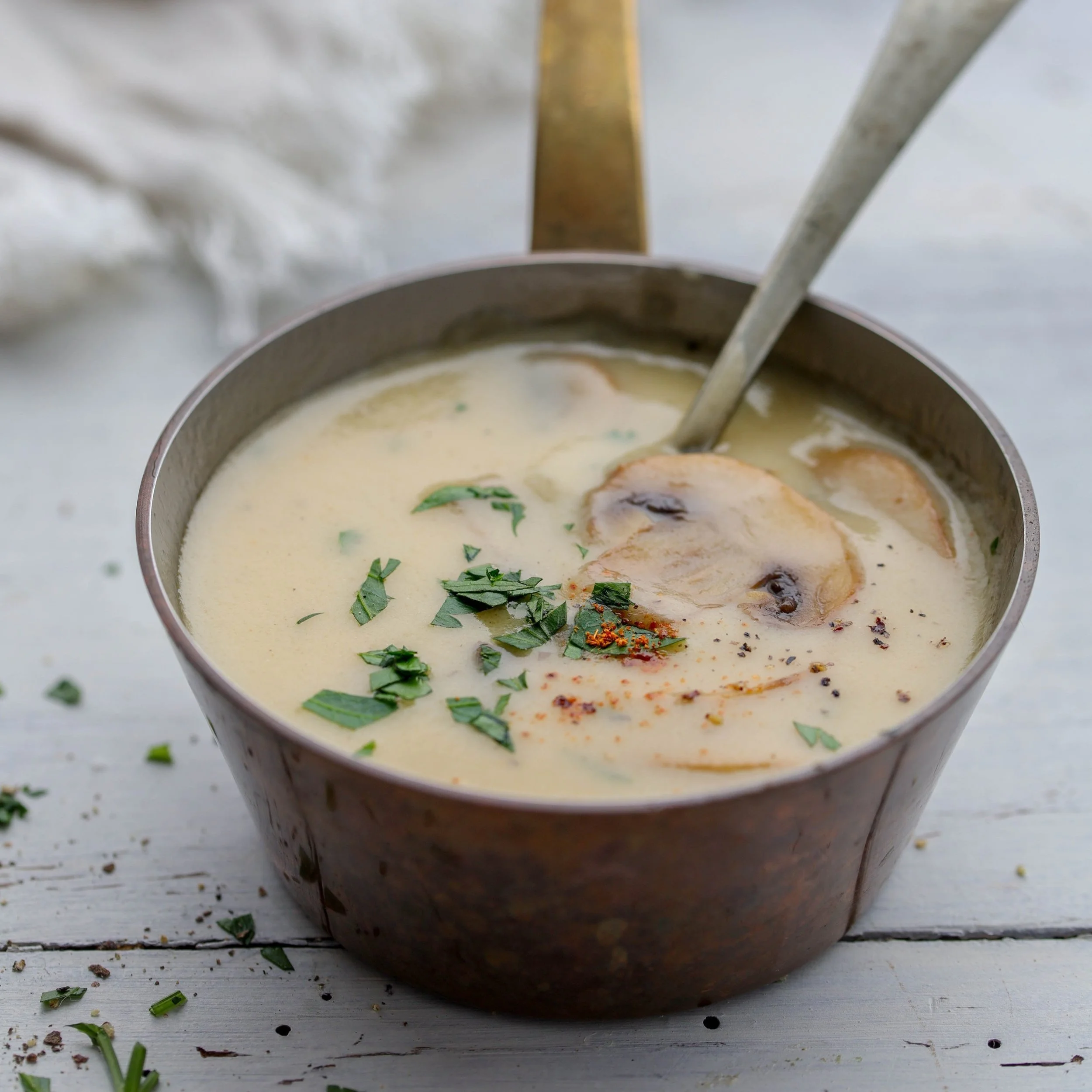 Creamy Chicken Velouté with Vegetables