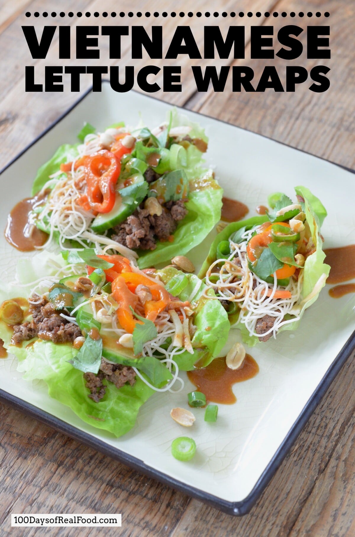 Vietnamese Beef Lettuce Wraps