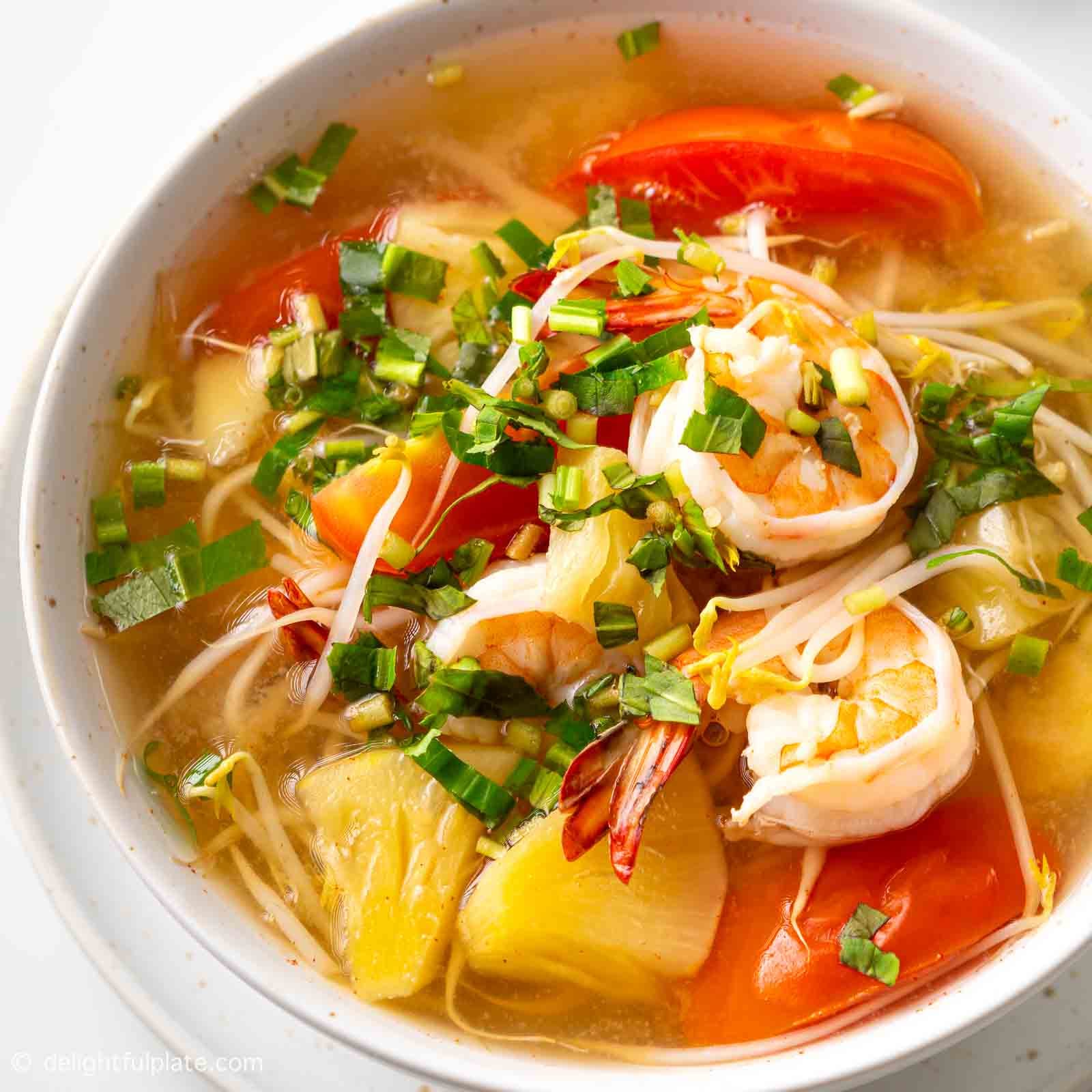 Vietnamese Shrimp Soup