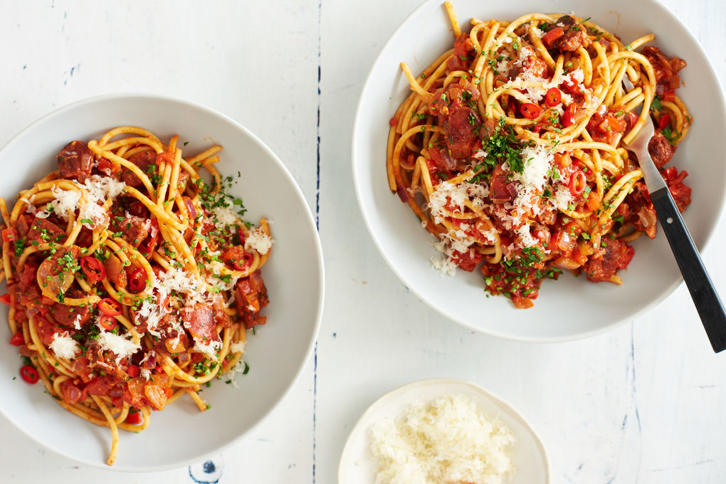 Smoked Paprika Steak Bucatini