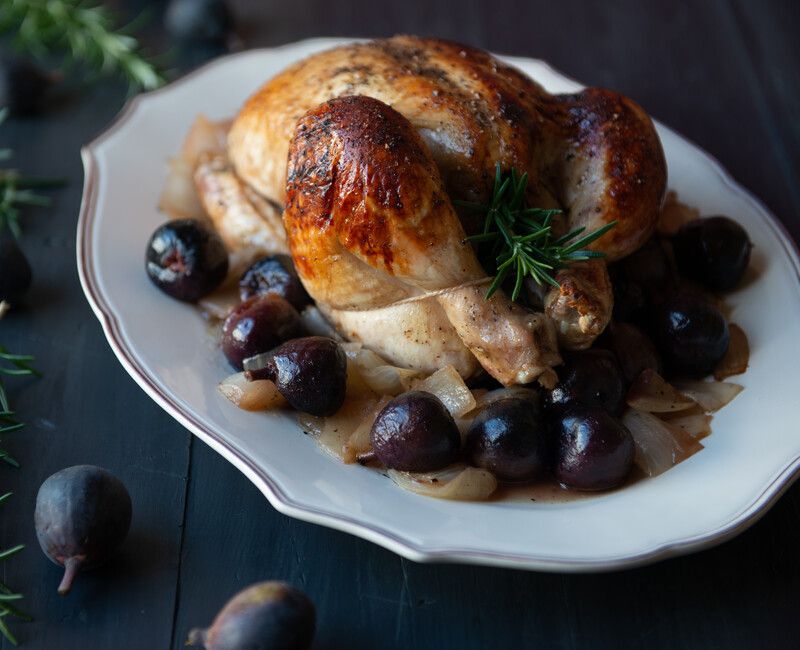Balsamic Fig Roasted Chicken