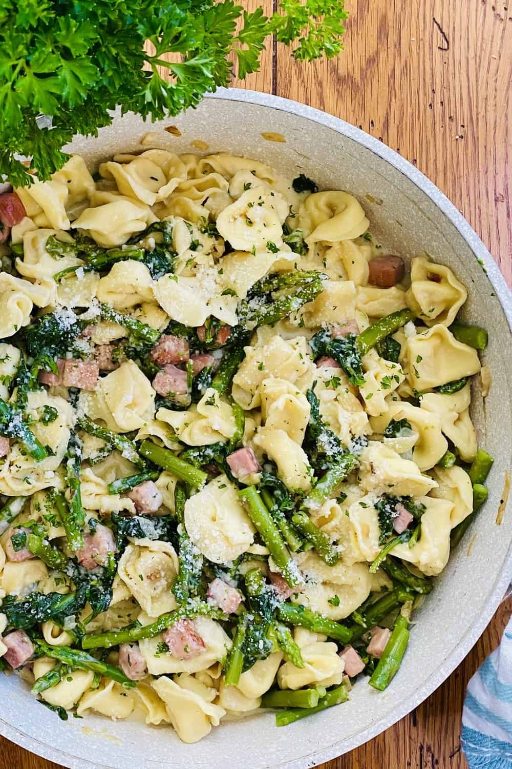 Asparagus Spinach Tortellini