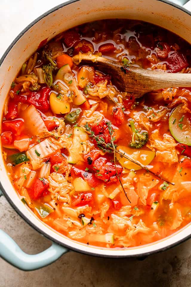 Cabbage Soup with Tomato Paste